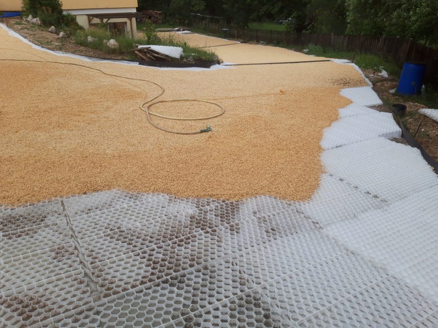 Préparation terrain pour pose dalle stabilisatrice - BELCODENE 2023