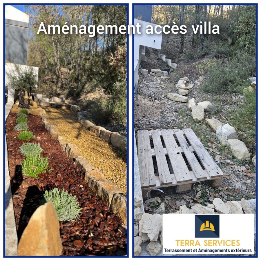 Aménagement d'un accès de villa - MICHELS 2023