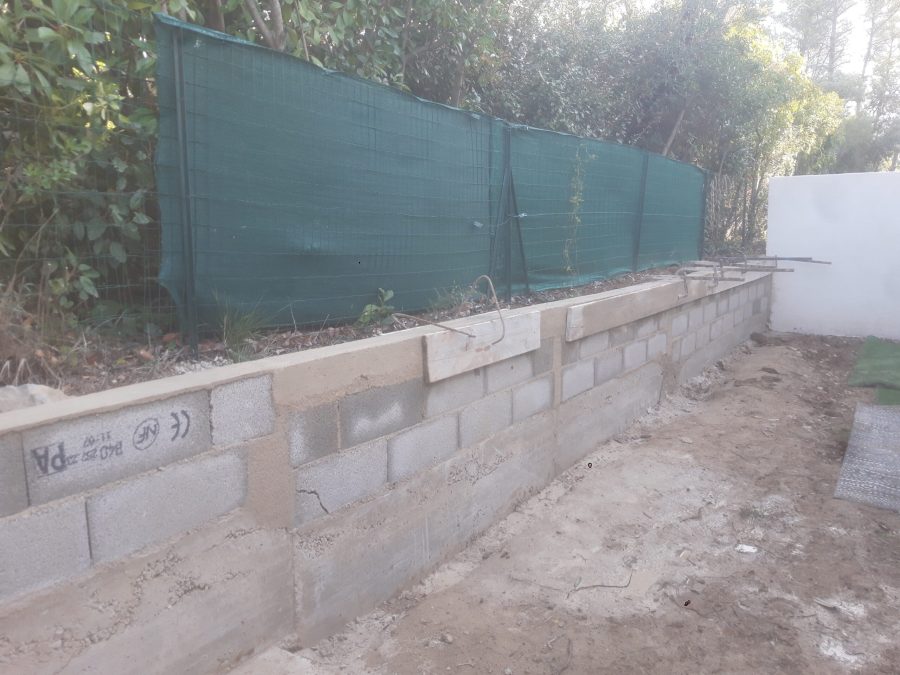 Réalisation d'un mur de soutènement - BELCODENE 2023